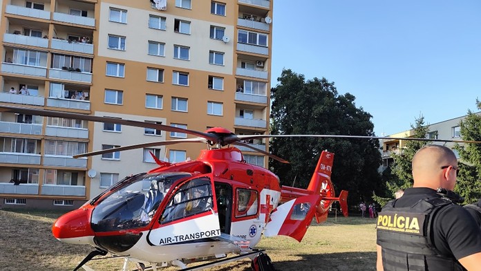 Požiar a výbuch v Trnave.