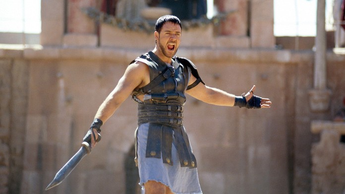 Russel Crowe ako Maximus. 