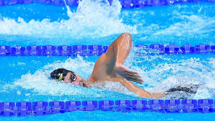 Slovenský plavec Richard Nagy 400 m polohovka muži.