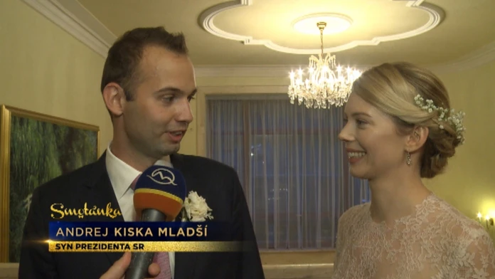 Mladomanželia Kiskovci.