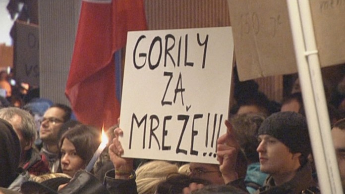 Protest proti Gorile.