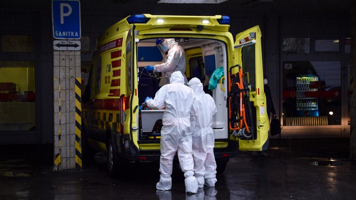 Urgentný príjem v nemocnici v Ružinove.