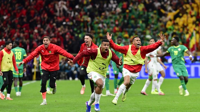 Hráči Maroka oslavujú, no predčasne