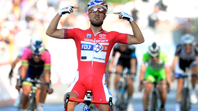  Francúzsky cyklista Nacer Bouhanni na archívnej snímke.