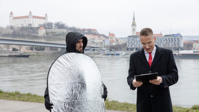 Michal Kovačič (zákulisie nakrúcania televíznej upútavky)