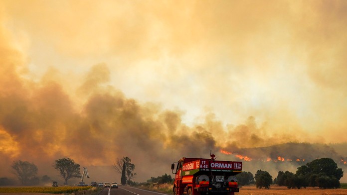Požiare v Turecku.