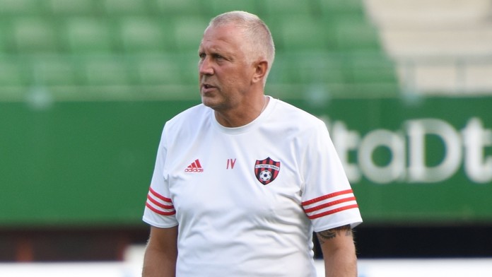 Na archívnej snímke z roku 2016 Ivan Vrabec ešte ako asistent hlavného trénera v Spartaku Trnava.