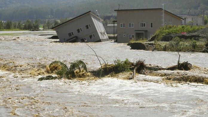 Záplavy v Japonsku.