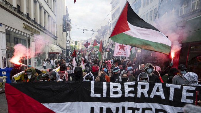 Propalestínski demonštranti