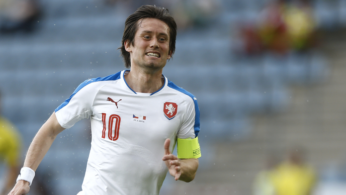 Tomáš Rosický v reprezentačnom drese