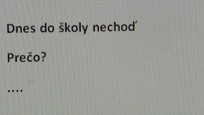 Mail od mladíka