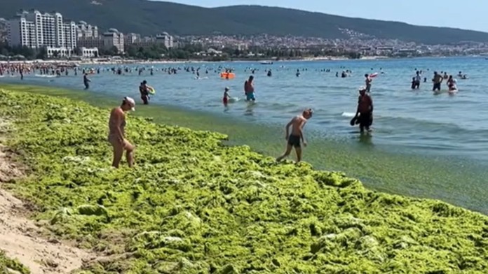 Riasy zaplavili pláže na Slnečnom pobreží