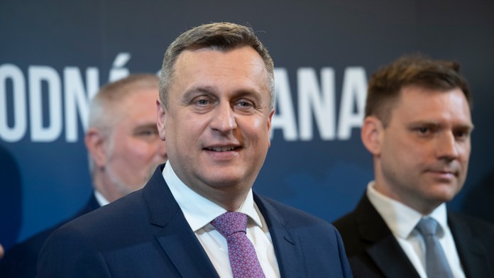 Na snímke predseda strany SNS Andrej Danko 
