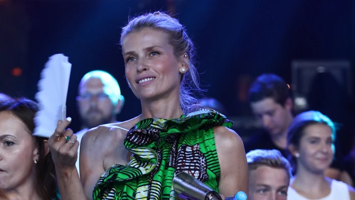 Očarujúca Daniela Peštová v hľadisku SuperStar