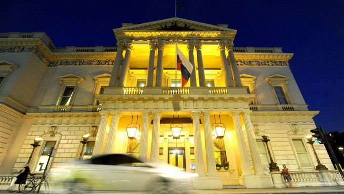 Slovenský olympijský dom v Londýne.