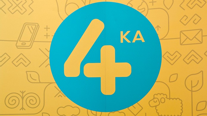 Na snímke logo 4. mobilného operátora na Slovensku