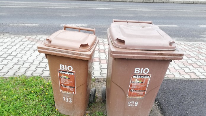 V blízkosti hnedých smetiakov na kuchynský odpad sa v lete objavuje hmyz a potkany