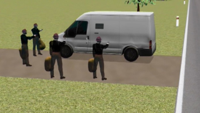 Prepad pancieroveho vozidla.