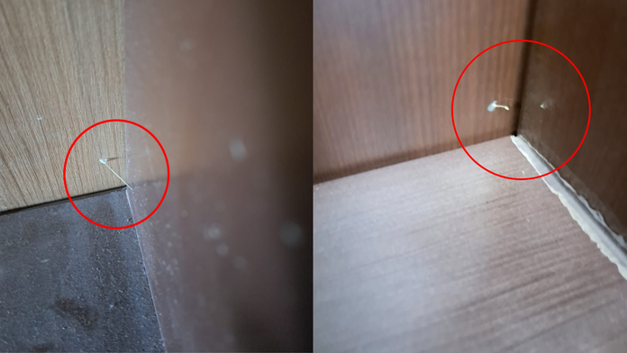 Silikón na dverách