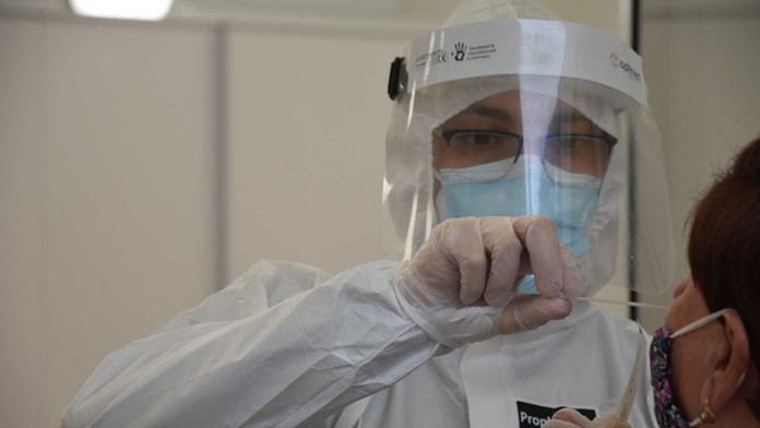 Odberné miesto v telocvični Gymnázia bl. Pavla Petra Gojdiča v Prešove.