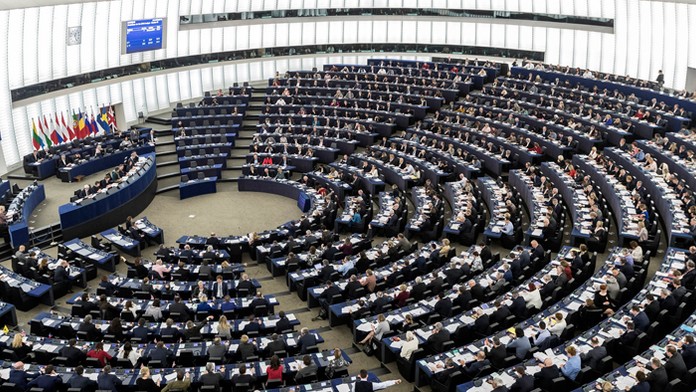 Európsky parlament v Štrasburgu.