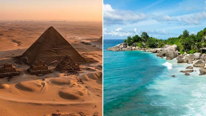 Egypt a Seychely (ilustračná snímka)