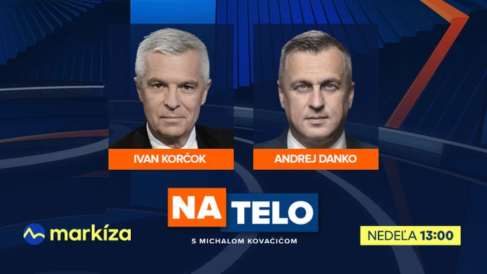 Na telo s dvomi prezidentskými kandidátmi Ivanom Korčokom a Andrejom Dankom