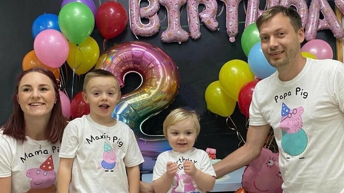 Martin Přecechtěl s rodinou