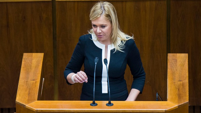 Ministerka vnútra Denisa Saková. 