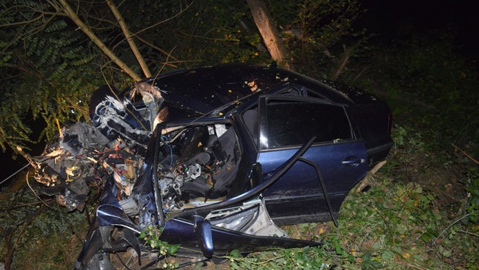 Nehoda medzi Sninou a Belou nad Cirochou.