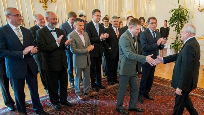 Vláda sa lúčila s prezidentom Ivanom Gašparovičom