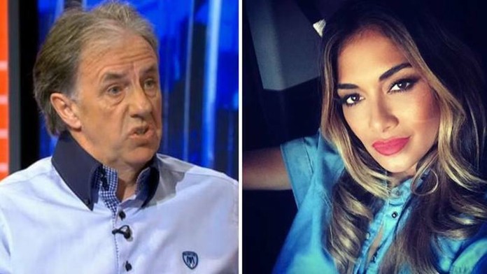 Mark Lawrenson a Nicole Sherzinger.