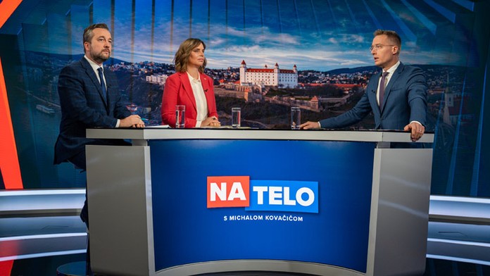 Hosťami Na telo boli Veronika Remišová a Ľuboš Blaha.