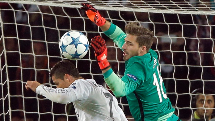 Cristiano Ronaldo a Kevin Trapp.