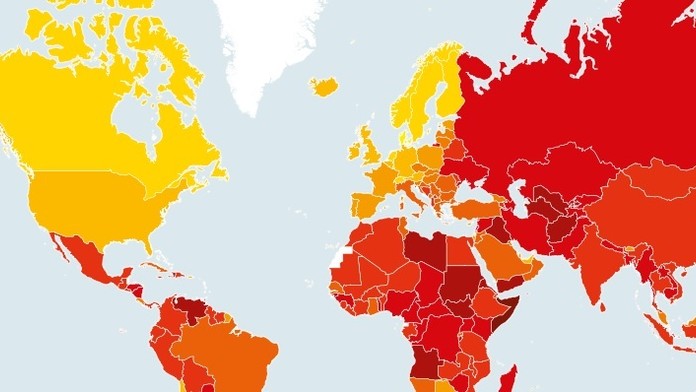 Index korupcie vo svete