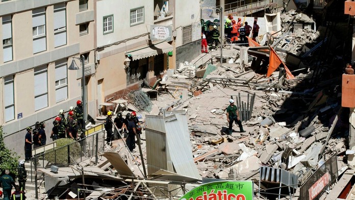 V Španielsku sa zrútila budova