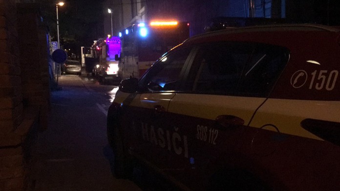 Požiar na Zochovej ulici.