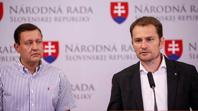 Igor Matovič a Daniel Lipšic 