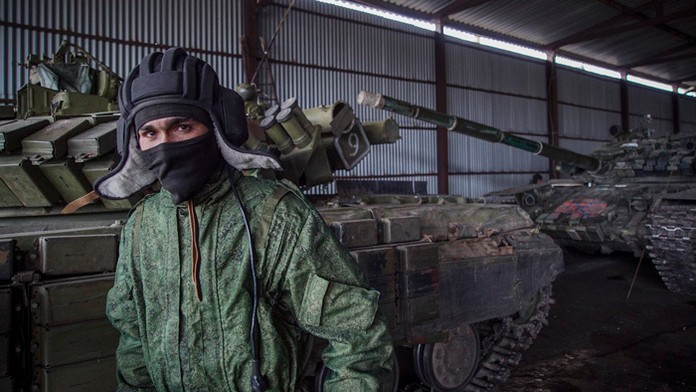 Proruský separatista.