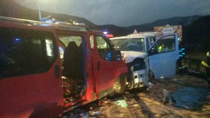 Fotografia z miesta nehody.