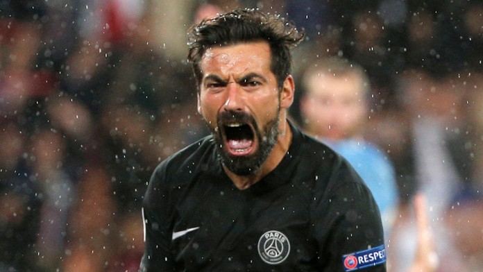 Ezequiel Lavezzi na archívnej snímke.