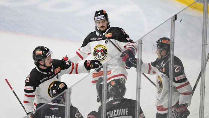 Gólová radosť hráčov Banskej Bystrice