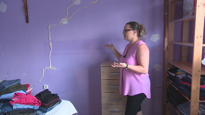 Zničený dom na Záhorí