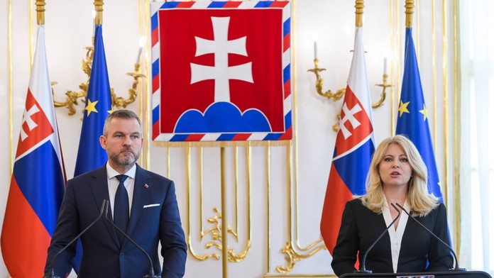 Zuzana Čaputová a Peter Pellegrini.