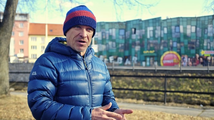 Slovenský horolezec Peter Hámor.