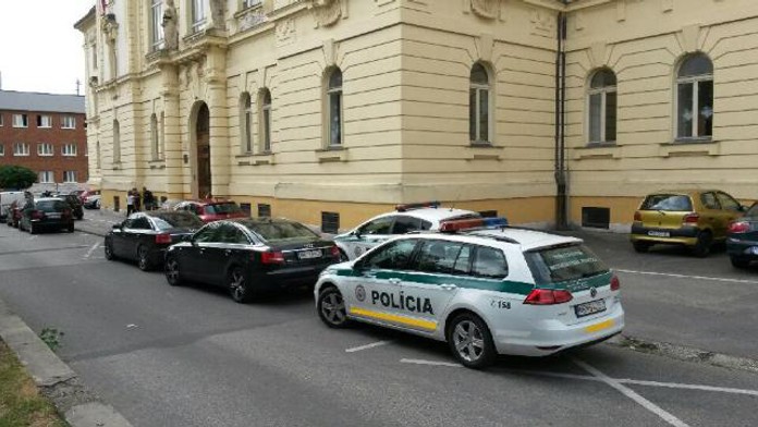 Bomba na súde v Nitre.