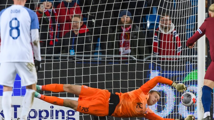 Kopol to tam, kam som chcel. Rodák je prvý, ktorého Haaland v repre z penalty neprekonal