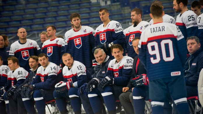 Fotenie slovenských hokejistov