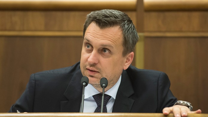 Na snímke predseda parlamentu Andrej Danko 
