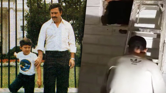 Nicholas Gismondi (doľný rad tretí sprava) s manželkou a rodinou na svadbe svojho syna